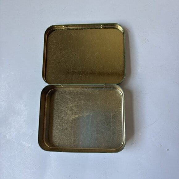 Celestial Seasonings Mini Tea Tin Sleepytime Herb Teddy Bear in Bed Herbal Empty - Picture 5 of 6